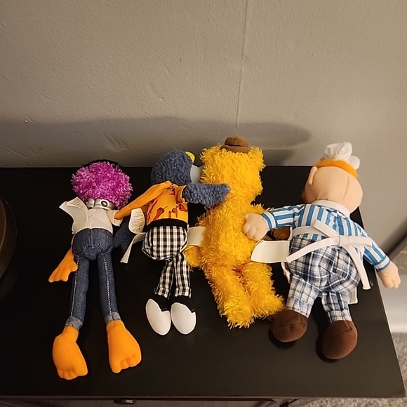 The Muppets Plush Lot of 4 Sabba Toys Vintage 2004 Animal, 8" No Rips, No Tears - Picture 2 of 2